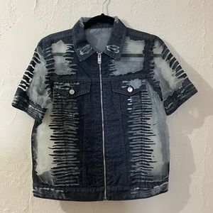Diesel matching denim vest/jacket and jeans